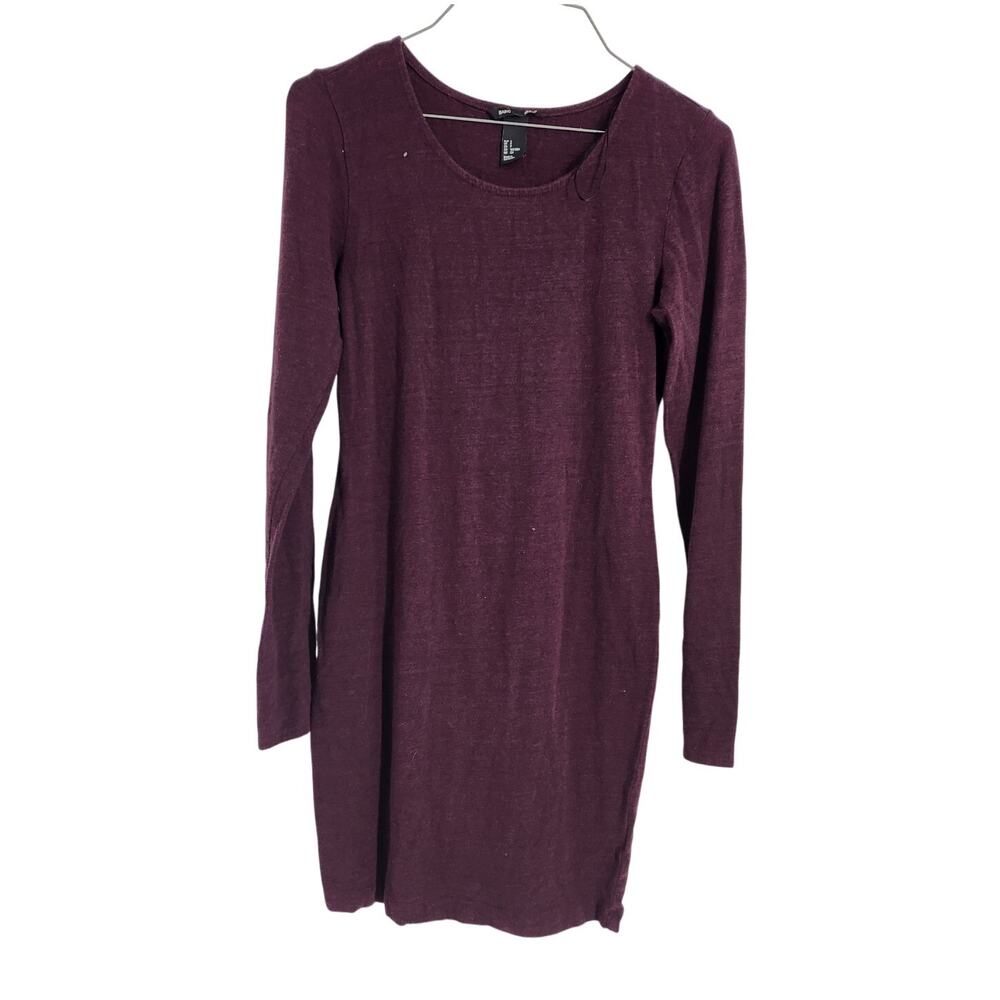 H&M Purple Long Sleeve Dress Womens Size Small S